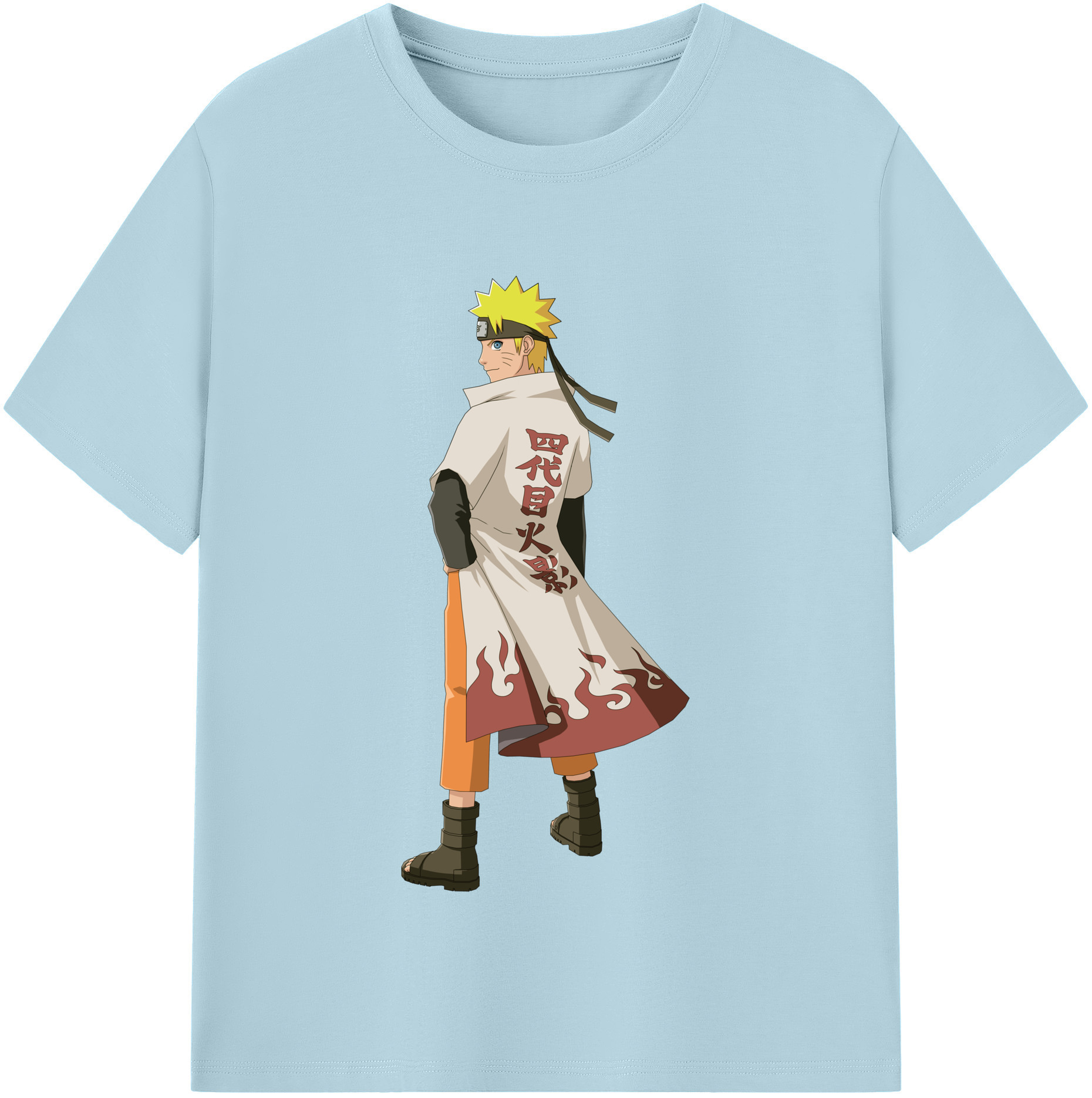 （画像用） NARUTO -ナルト- うずまき ナルト Uzumaki Naruto 綿100％半袖Tシャツ（フロントプリント）